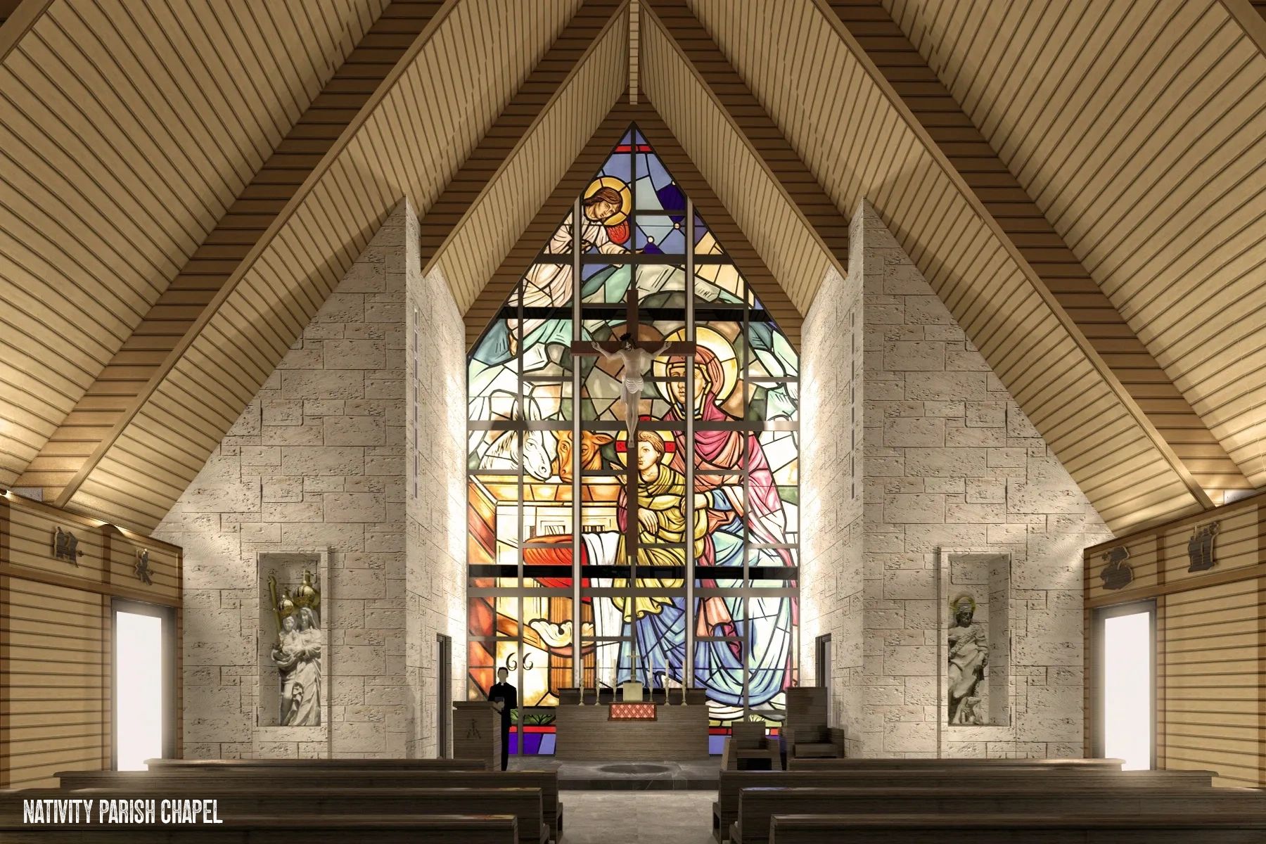 Nativity Parish Chapel interior project