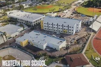 Western High School aerial campus project